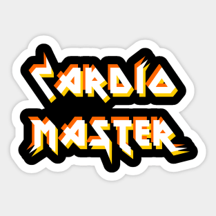 Cardio master Sticker